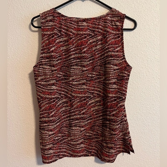 RED chico's tank top size 1 - Picture 4 of 5